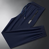 baratos Partes inferiores-Homens Calças de acampamento Calça verão calças ao ar livre Cintura elástica Bolso Com Zíper Punho com Elástico Tecido Secagem Rápida Alta elasticidade Ao ar livre Diário Streetwear Esportes Moda
