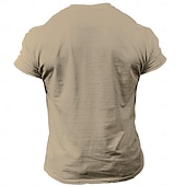 billiga T-shirts med 3D-tryck till herrar-Herr Grafisk Rolig Le ansikte T-shirt Kortärmad T-shirt 3D-tryck Rund hals Skjorta Mode Designer Dagligen Svart Grön Kaki Vår &amp; sommar Kläder S M L XL XXL XXXL