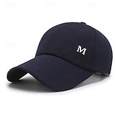 preiswerte Baseballkappe für Herren-Herren Cap Basecap Sonnenhut Kappe Schwarz Rote Polyester Modisch Brautkleider schlicht Strasse Täglich Buchstabe Einstellbar Sonnenschutz Atmungsaktiv