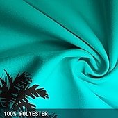 economico Piante e Fiori Tropicali-Per uomo Albero di Cocco Colore sfumato Pantaloncini da mare Pantaloncini da Surf Costume nuoto a pantaloncino Misura del girovita medio Moda Streetwear Designer Casuale Quotidiano Ferie Tasca