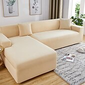 economico Copertura per divano-copridivano resistente all&#039;acqua copridivano 1/2/3/4 posti per soggiorno copridivano elastico ad angolo a L copridivano