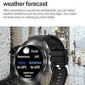 cheap Smart Wristbands-696 E800 Smart Watch 1.49 inch Smart Band Fitness Bracelet Bluetooth ECG+PPG Temperature Monitoring Pedometer Compatible with Android iOS Men Hands-Free Calls Message Reminder IP 67 46mm Watch Case