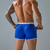 economico Costumi da Bagno per Uomini-Per uomo Boxer da surf Pantaloncini da mare Boxer da mare Collage A cordoncino Vita elastica Color Block Comfort Asciugatura rapida Breve Per eventi Spiaggia Fine settimana Di tendenza Informale