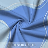  Voor heren Geometrisch Hawaiiaanse poloshirts Golfshirt Korte mouw Poloshirt Overhemden met kraag Casual Strand Kleding Vakantiekleding Feestoutfits 3D-afdrukken Knop Lente zomer Marineblauw