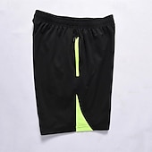 billiga Vardagsshorts-Herr Svett shorts Shorts Casual shorts Lappverk Snörning Elastisk midja Färgblock Komfort Andningsfunktion Kort Utomhussport Dagligen Löpning Elegant Ledigt Svart / röd Svart Microelastisk