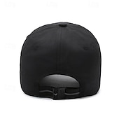 cheap Men&#039;s Baseball Cap-Men&#039;s Baseball Cap Sun Hat Trucker Hat Black Navy Blue Polyester Fashion Casual Street Daily Letter Adjustable Sunscreen Breathable Quick Dry