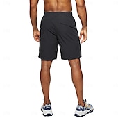 levne Klasický-Pánské Šortky s kapsami Neformální šortky Elastický pas Kapsa na zip Pevná barva Ripstop Prodyšné Venkovní Denní Základní Na běžné nošení Černá Zelená