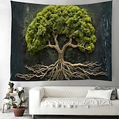 cheap Forest Tapestry-Landscape Forest Nature Hanging Tapestry Wall Art Large Tapestry Mural Decor Photograph Backdrop Blanket Curtain Home Bedroom Living Room Decoration
