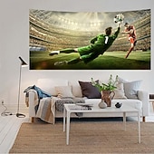 preiswerte Urlaubsteppiche-Europäische Fußball-Cup-Wandteppich zum Aufhängen, große Wandteppiche, Wanddekoration, Fotohintergrund, Decke, Vorhang, Heim, Schlafzimmer, Wohnzimmer, Dekoration