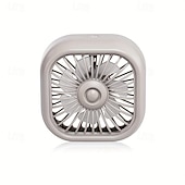 cheap Car Air Purifiers-Portable Car Air Conditioning Outlet Car Fan USB Power Gradient Colorful Atmosphere Light Small Fan Front And Rear Row Outlet Exhaust Fan Universal