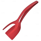 economico Utensili e gadget da cucina-Accessori da cucina multifunzionali 2 in 1 set di gadget da cucina spatola per frittata spatola in silicone da cucina per toast pancake pinze per uova cocina cucina accessori da cucina