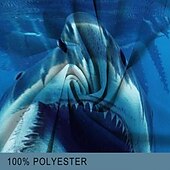 Χαμηλού Κόστους Ocean Print-Ανδρικά Ζώο Καρχαρίας Σορτσάκια Κολύμβησης Σορτς παραλίας Μαγιό Μεσαία Μέση Μοντέρνα Υψηλής Ποιότητας Σέρφινγκ Αργίες Παραλία Τσέπη Κορδόνι Ελαστική μέση Σχεδιαστής Ρούχα