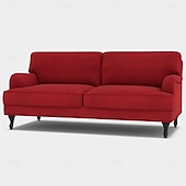 cheap Sofa Cover-Sofa Cover 3 Seater Solid Color Quilted Velvet Slipcovers STOCKcover LITB PRIME cover