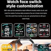 お買い得  スマートウォッチ-696 ZW66 スマートウォッチ 2.01 インチ スマート·ウォッチ ブルートゥース ECG + PPG 歩数計 着信通知 と互換性があります Android iOS 女性 男性 ハンドフリーコール メッセージ受信通知 IP 67 46mmの時計ケース
