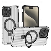 halpa iPhone-kotelot-puhelin Etui Käyttötarkoitus iPhone 16 iPhone 15 Pro Max Plus iPhone 14 13 12 11 Pro Max Plus Takakuori Tuella Tukee langatonta latausta Iskunkestävä TPU PC
