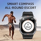 Χαμηλού Κόστους Smartwatch-696 S50 Εξυπνο ρολόι 2.02 inch Έξυπνο ρολόι Bluetooth ΗΚΓ + PPG Βηματόμετρο Υπενθύμιση Κλήσης Συμβατό με Android iOS Γυναικεία Άντρες Κλήσεις Hands-Free Υπενθύμιση Μηνύματος IP 67 Θήκη ρολογιού 43mm