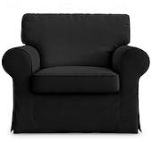 cheap Sofa Cover-Cotton 1 Seat Chair Sofa Cover with Cushion Cover , Replacement  Armchair Cover 1 Seat Couch Slipcover for Dogs, Replacement Sofa Furniture Protector  LITB PRIME cover Ektcover