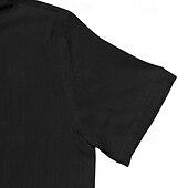 billige skjorte for menn-Herre Skjorte Sommerskjorte Uformell skjorte Strandskjorte Skjorte med knapper Svart Rosa Navyblå Lyseblå Kortermet عادي Aftæpning Feriereise Hawaiisk Klær Polyester Mote Fritid Bekvem