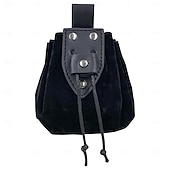 cheap Accessories and More-Retro Vintage Medieval Renaissance Belt Pouch Coin Purse Viking Ranger Elven Fancy Dress Men&#039;s Women&#039;s Celtic Viking Halloween Carnival Masquerade Party Renaissance Fair LARP Adults Bag