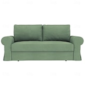 economico Copridivano-Copridivano letto in cotone al 100% di colore uniforme foderine in cotone trapuntato