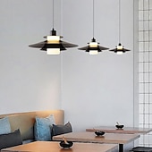 economico Luci a sospensione-lampada a sospensione a led isola della cucina lampada a sospensione acrilico 1 luce 35/40cm design singolo metallo finiture verniciate moderna camera da letto in stile nordico sala da pranzo 110-240v