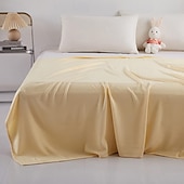 cheap Bed Blankets-100% Bamboo Fiber Banket Washable Air-conditioned Towel Quilt Ice Silk Summer Cooling Quilt Children&#039;s Lunch Blanket 100% Viscose Derived from Bamboo