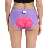 זול מכנסיים, מכנסיים קצרים וחצאיות לנשים-WOSAWE בגדי ריקוד נשים צבע אחיד תחתוני אופניים מכנס קצר מרופד לרכיבה אופניים מכנסיים קצרים הלבשה תחתונה שורטים (מכנסיים קצרים) מרופדים גזרה צרה ספורט ייבוש מהיר גמישות גבוהה נוח נושם שחור ורוד ביגוד