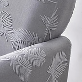billige Lenestoldeksel og armløst stolomslag-lenestoltrekk badekar stol slipcover t-formet jacquard til stue soverom kontor elastisk enkelt sofatrekk hjem bardisk