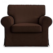 cheap Sofa Cover-Cotton 1 Seat Chair Sofa Cover with Cushion Cover , Replacement  Armchair Cover 1 Seat Couch Slipcover for Dogs, Replacement Sofa Furniture Protector  LITB PRIME cover Ektcover