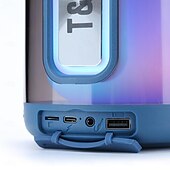 Χαμηλού Κόστους Ηχεία-T&amp;G TG376 Ηχείο Bluetooth Bluetooth Φωτιστικό LED Μίνι Στερεοφωνικός ήχος Ομιλητής Για PC Φορητός Υπολογιστής Κινητό Τηλέφωνο