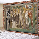 cheap Medieval Tapestry-Medieval Tapestry Middle Age Tapestry Byzantine Art Religious Art Large Tapestry Mural Decor Photograph Backdrop Blanket Curtain Home Bedroom Living Room Decoration