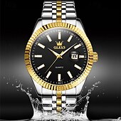 levne Quartz hodinky-nové olevs značka olevs móda jednoduché pánské hodinky quartz svítící kalendář trend luxusní business voděodolné pánské sportovní hodinky