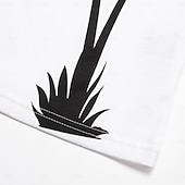 billiga Herrarnas Elite T-shirts och linnen-Herr Grafisk Conch Linne Undertröjor Ärmlös T-shirt 3D-tryck Rund hals Skjorta Mode Utomhus Ledigt Gata Ledigt Dagligen Ljusblå Vit Vår &amp; sommar Kläder S M L XL XXL 3XL