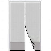 abordables Écran pour la fenêtre et la porte-Porte écran magnétique portable écran anti-mouches ou insectes magnétique passage pour porte coulissante garage patio cuisine salon chambre bar entrée facile pour animaux de compagnie et enfants