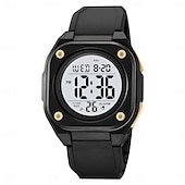 abordables Relojes digitales-SKMEI Hombre Reloj Digital Deportes Moda Reloj Casual Reloj de Muñeca Luminoso Cronómetro Despertador cuenta regresiva TPU Reloj