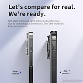 זול נרתיקים לאייפון-טלפון מגן עבור אייפון 16 iPhone 15 Pro Max iPhone 14 Pro Max אייפון 13 פרו מקס כיסוי אחורי שקוף עמיד בזעזועים PC