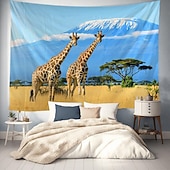 お買い得  風景タペストリー-アフリカのバオバブの森の吊り下げタペストリー、壁アート、大きなタペストリー、壁画、装飾、写真、背景、ブランケット、カーテン、自宅、寝室、リビングルームの装飾