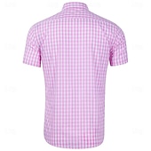 voordelige Overhemden-Oktoberfest Hemd Gingham overhemd Beiers Duits München Weiden Voor heren Doek in traditionele stijl