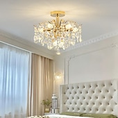 levne Lustry-led lustr 42/50/60/80/100 cm 6/10/12/14/16 hlavová žárovka není součástí galvanizovaného provedení křišťálový kov moderní moderní styl ložnice jídelna mini přívěsek 110-240v