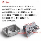 levne Organizéry do auta-2ks držák sluneční clony do auta držák držáku klipu pro audi a1 a3 a4 a5 q3 q5(8e0 857 562)a7 b6 b7 b8 s4 s5 držáky