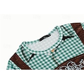 ieftine Îmbrăcăminte grafică-Tricou lederhosen Petrecere Casual Tricou Grafică pentru Bărbați Adulți Imprimare 3D pentru Carnaval Bere Oktoberfest Vacanță Petrecere