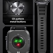preiswerte Intelligente Armbänder-696 S320B Smartwatch 2.02 Zoll Smart-Armband Bluetooth Schrittzähler Anruferinnerung Schlaf-Tracker Kompatibel mit Android iOS Herren Freisprechanlage Nachrichterinnerung Step Tracker IP 67 44mm
