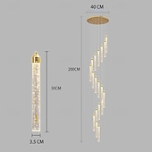 levne Lustry-moderní led lustr 1/2/5/8/10/12/18 hlava stmívatelné světelné křišťálové závěsné svítidlo pro vysoký strop obývacího pokoje foyer chromová světla osvětlení současné stropní svítidlo lustry (12