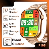 voordelige Smartwatches-f108 smartwatch hartslag bluetooth oproepinformatie push-step count sporthorloge slimme armband