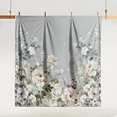 cheap Duvet Cover Sets-100% Cotton Vintage Floral Series Duvet Cover 3-Piece Set Short Fluff for Summer Soft Skin Friendly Comfy Lightweight