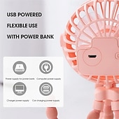 cheap Heating &amp; Cooling-Octopus Fan Easy to Carry Multi-Functional Folding Office Desktop Outdoor Camping Stroller Handheld Fan Baby Stroller Fan Hand Held Bicycle Portable FanVentilator Silent Outdoor Cooler Neck Fan