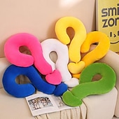 economico Imbottitura per cuscini-cuscino da viaggio con punto interrogativo, cuscino da aereo in memory foam per collo di adulti/bambini &amp;amp; cuscino di supporto per la schiena leggero per dormire in campeggio in casa, in ufficio,