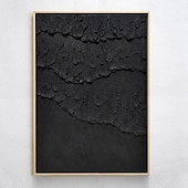abordables Peintures Abstraites-peint à la main 3d texturé blanc peinture abstraite sur toile 3d texturé art mural boho moderne toile art salon décor pattle couteau peinture à l&#039;huile décor à la maison hôtel pièce d&#039;art