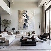 preiswerte Abstrakte Gemälde-handgemalte abstrakte Dame gerahmte Frau Malerei handgemalte Liebhaber Ölgemälde Dame Tänzerin Malerei Wand Kunst Frau Gesicht Leinwand Kunst gesichtslose Porträt Malerei Liebhaber Dekor Ölgemälde