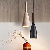 cheap Island Lights-LED Pendant Light Minimlist  Stone Nordic Hanging Light 1-Light 10 cm Bedroom Dining Room 110-240V